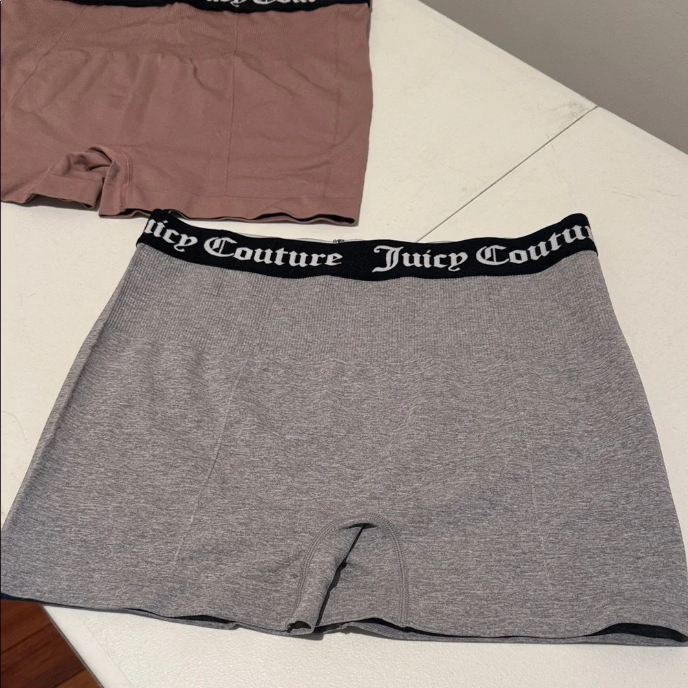 Brand New 2 Pack Women’s Boxer Comfy Briefs Gray & Blush Plus Size 2XL